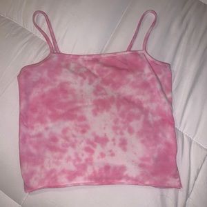 tie-dye cropped cami